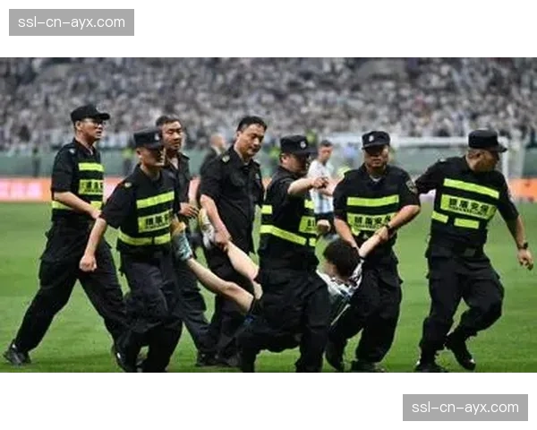 球迷冲入球场导致比赛短暂中断，安保人员迅速处理